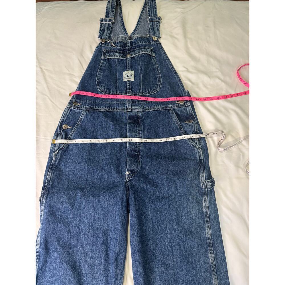 Vintage Lee Riveted Dungarees Denim Overalls - Picture 4 of 14